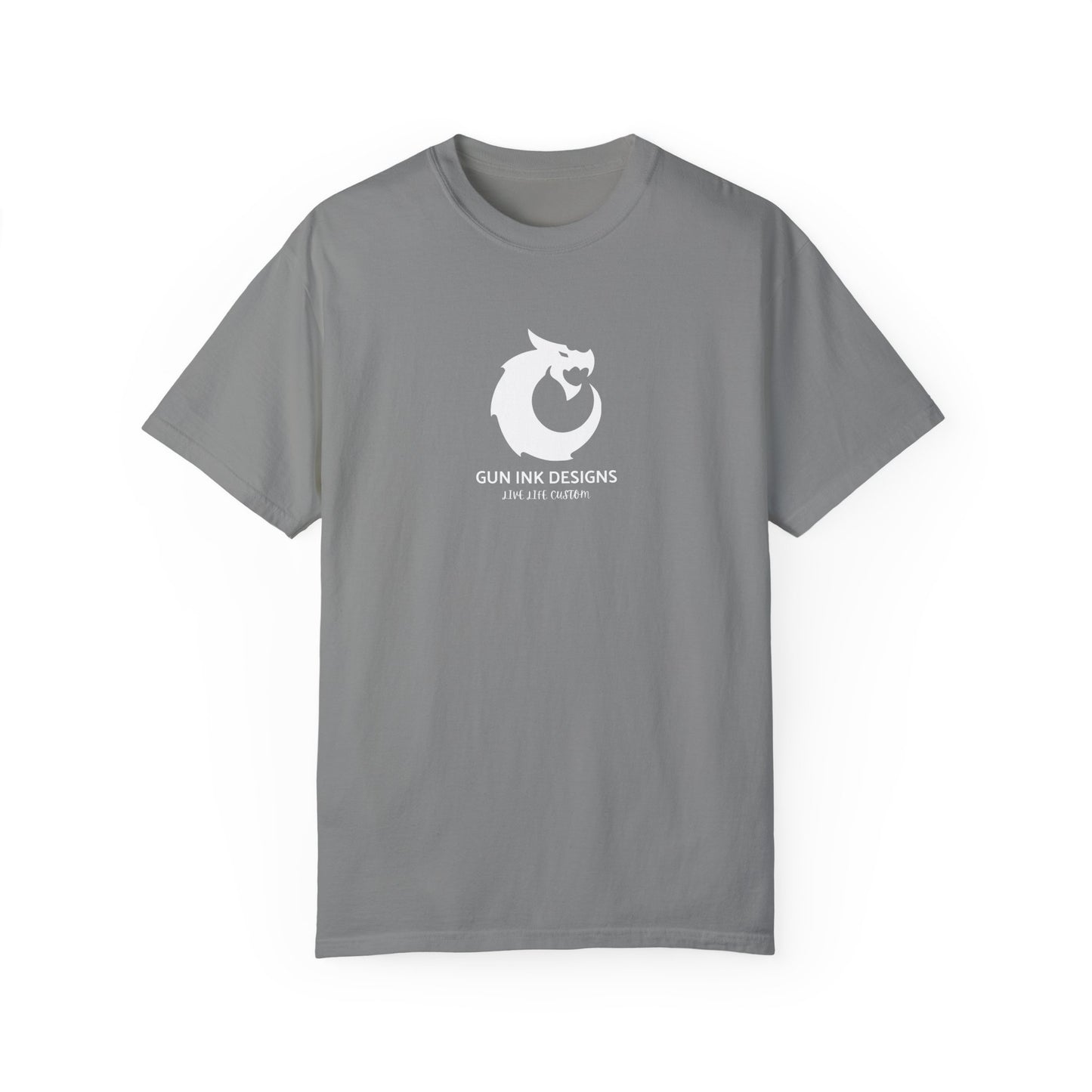 Garment-Dyed T-shirt - White Dragon