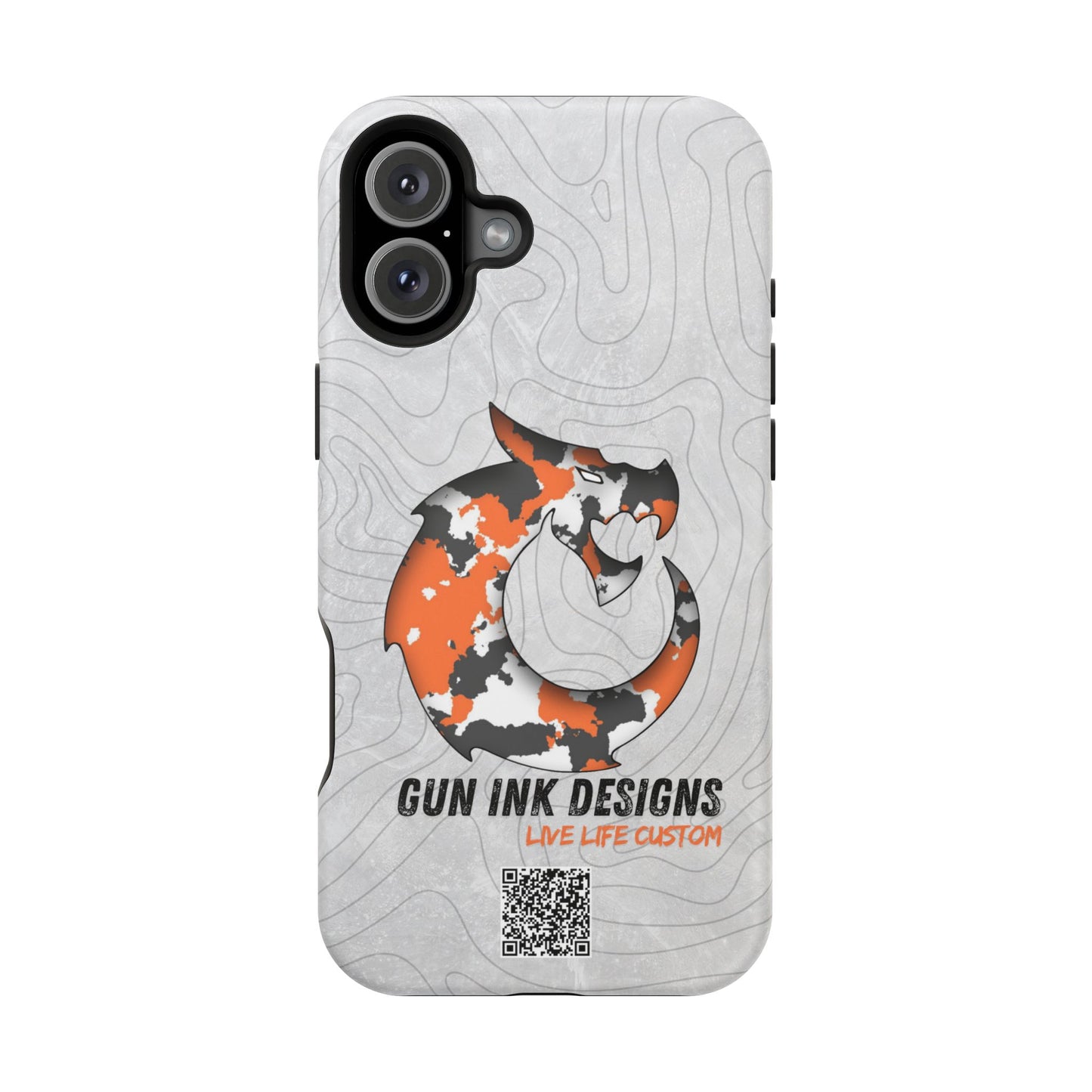 Magnetic Tough Cases - Topo QR code