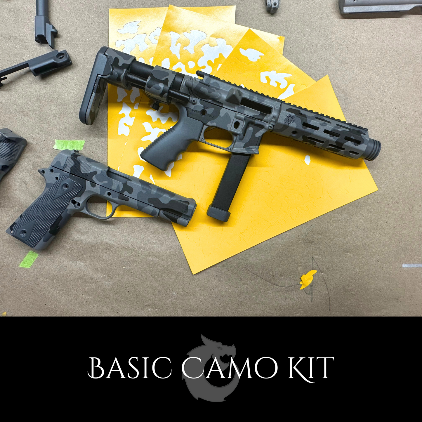 Vinyl Stencils - Basic Camo Pack