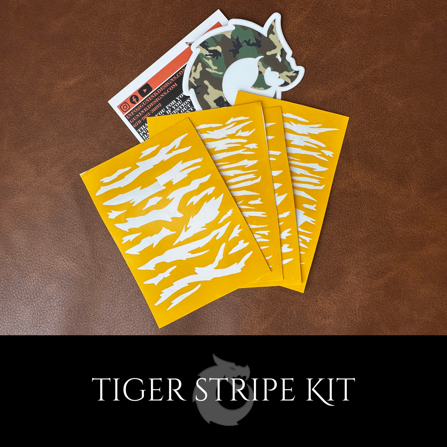 Vinyl Stencils - Tiger Stripe Camo Kit