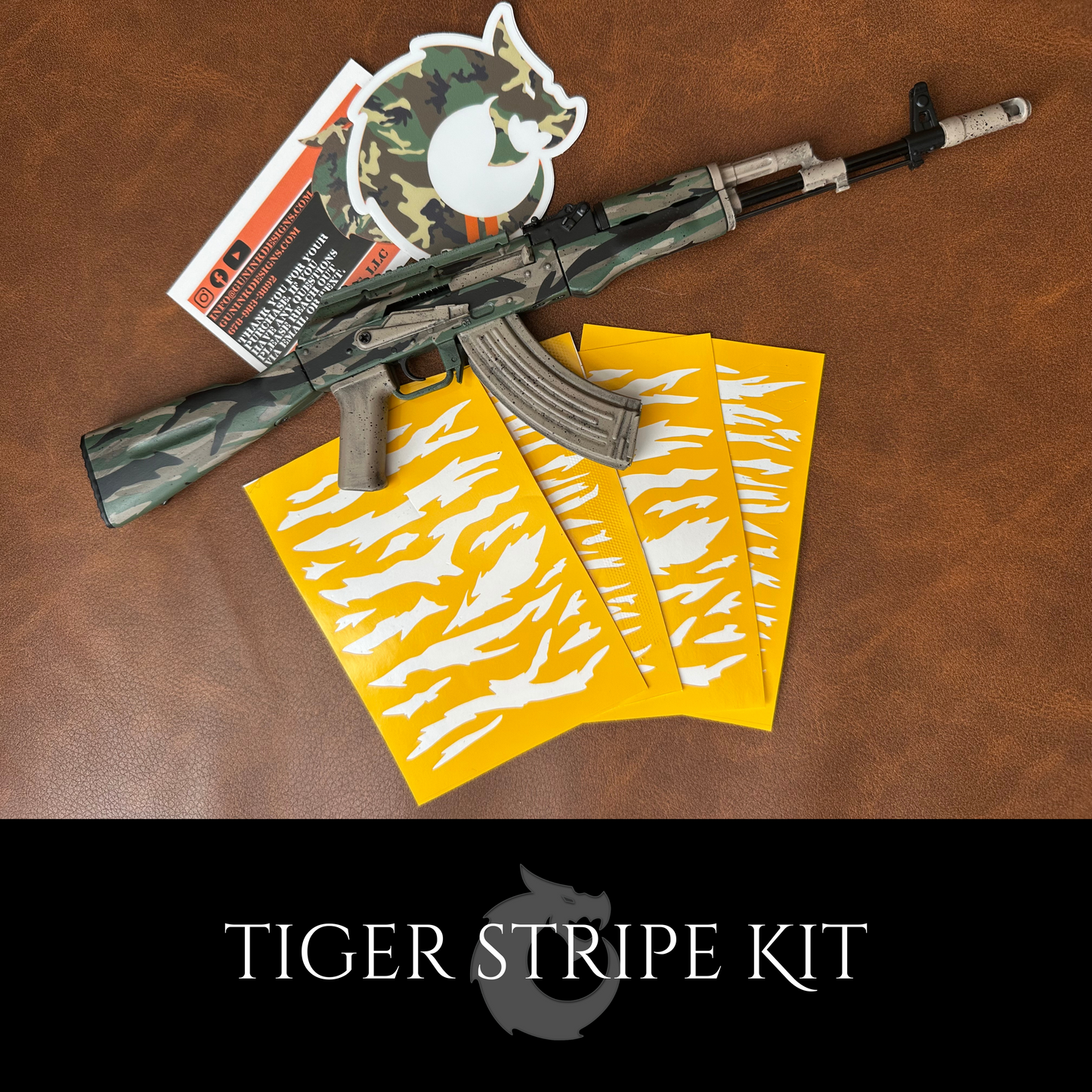 Vinyl Stencils - Tiger Stripe Camo Kit