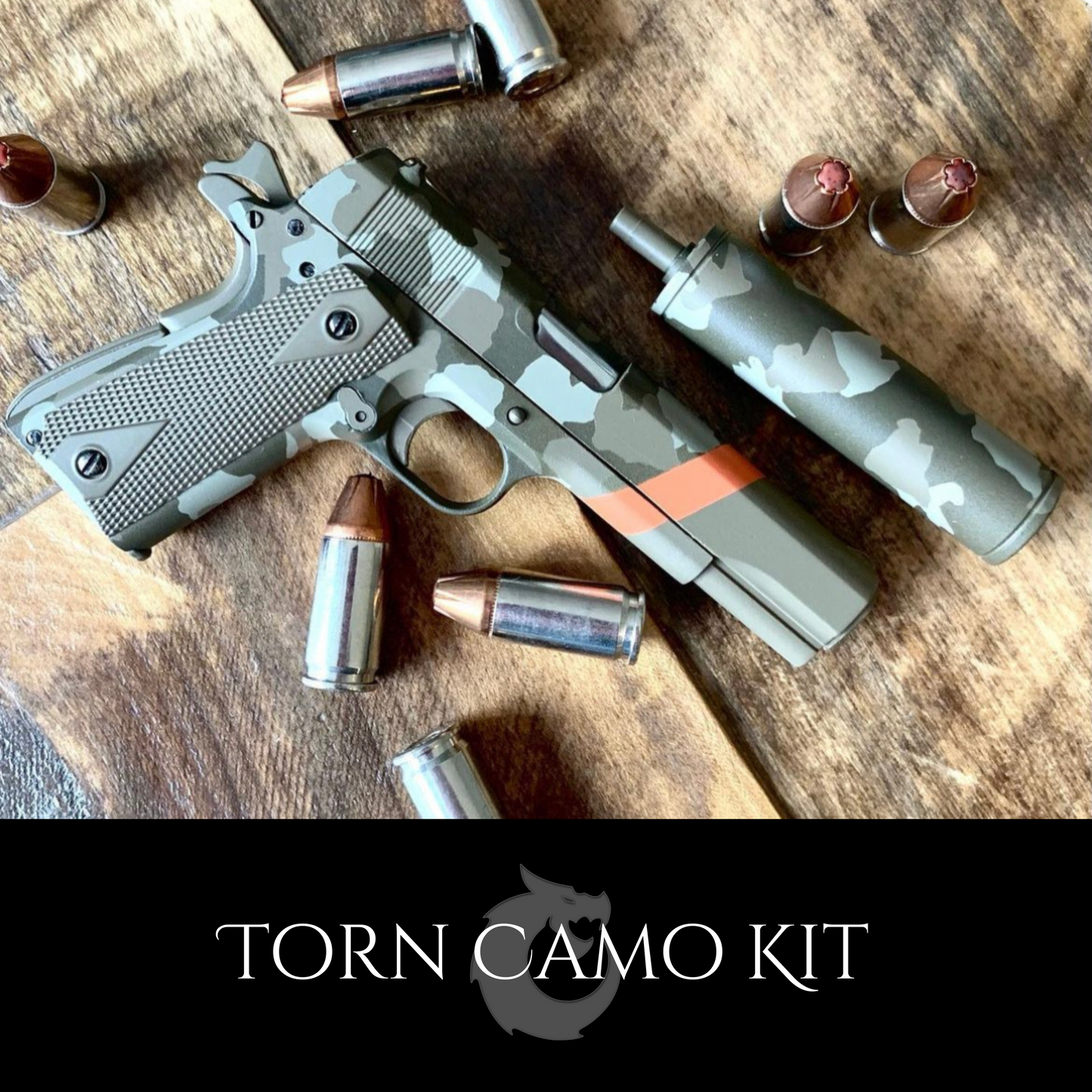 Vinyl Stencils - Torn Camo Kit