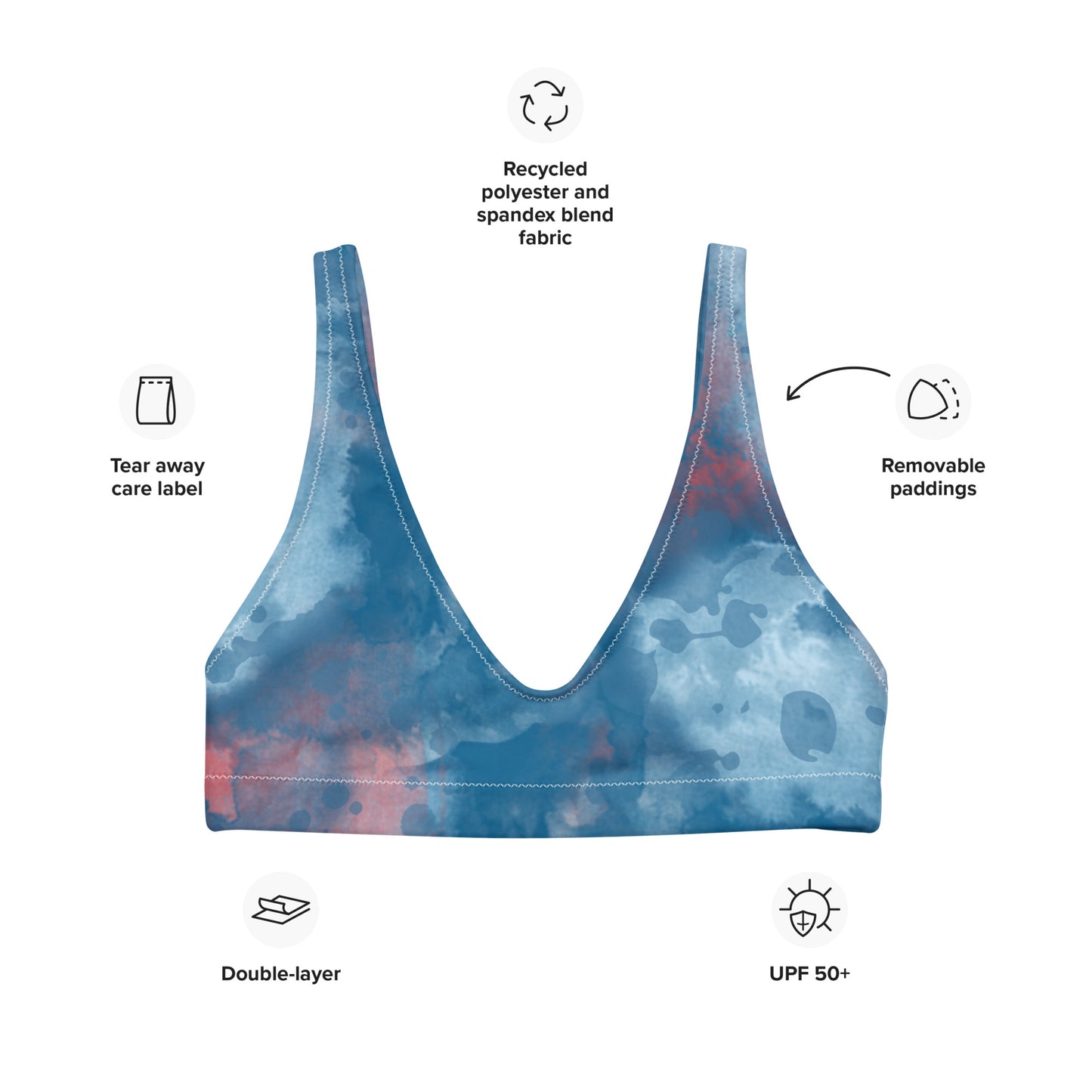 Bikini top - Cloudy Day