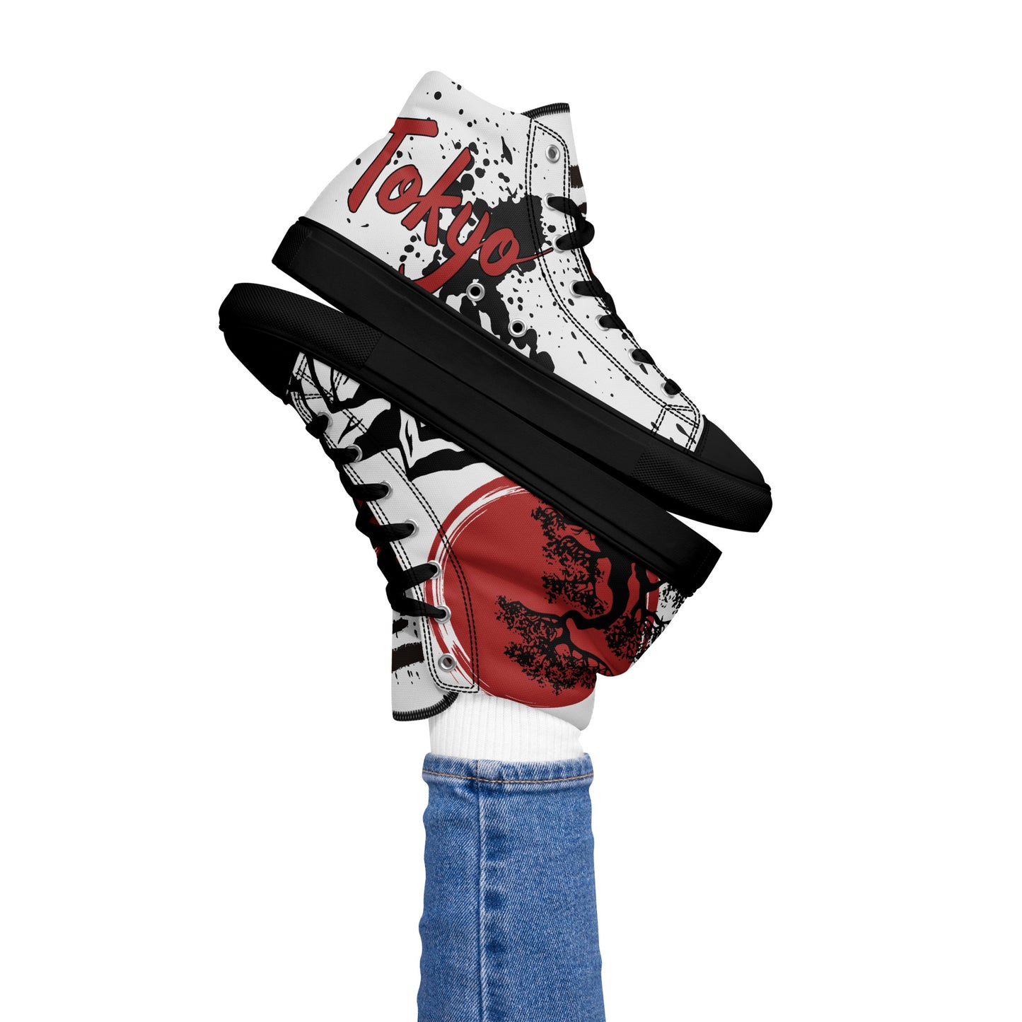 Women’s high top canvas shoes - A nod to Japan