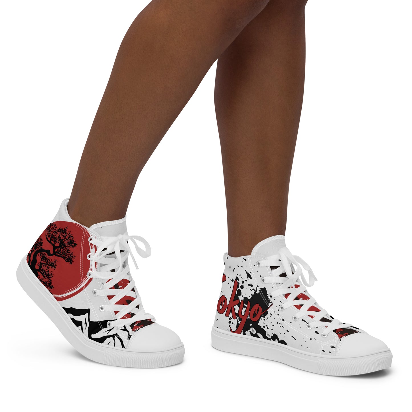Women’s high top canvas shoes - A nod to Japan