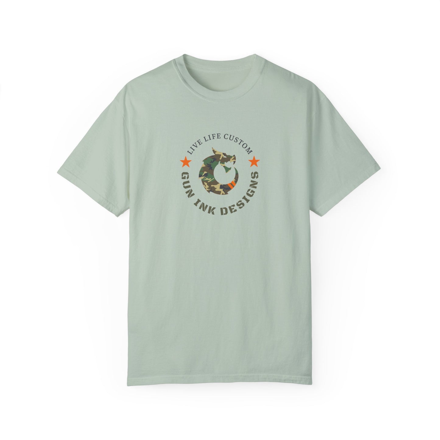 Garment-Dyed T-shirt - Camo Dragon