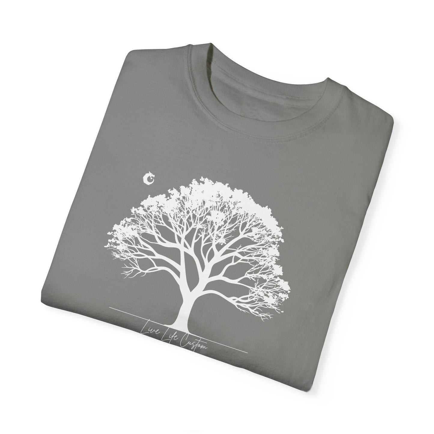 Garment-Dyed T-shirt - White Tree