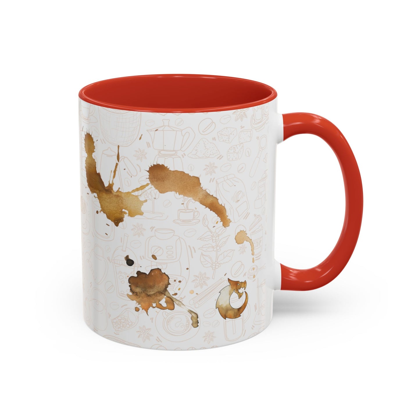 Accent Coffee Mug (11, 15oz) - Coffee Stains