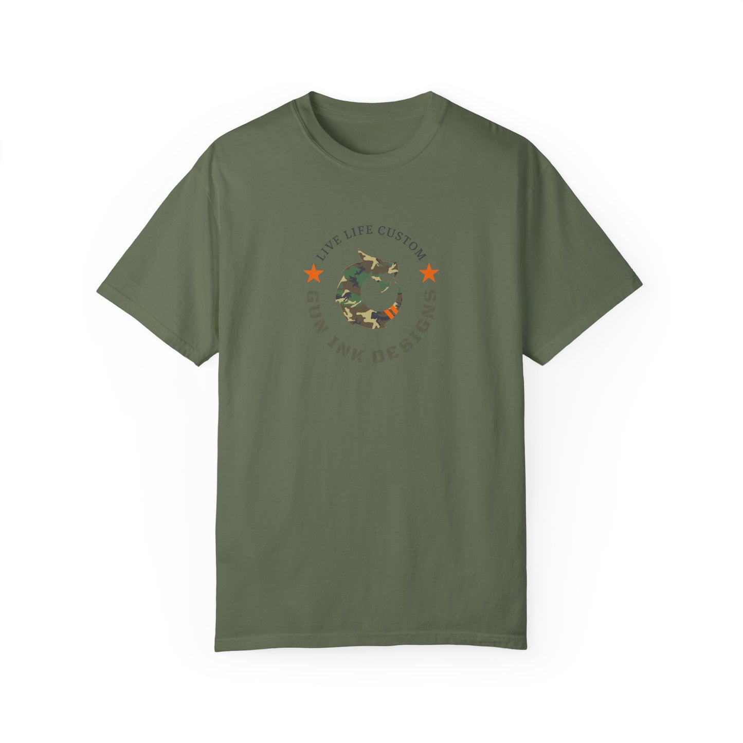 Garment-Dyed T-shirt - Camo Dragon