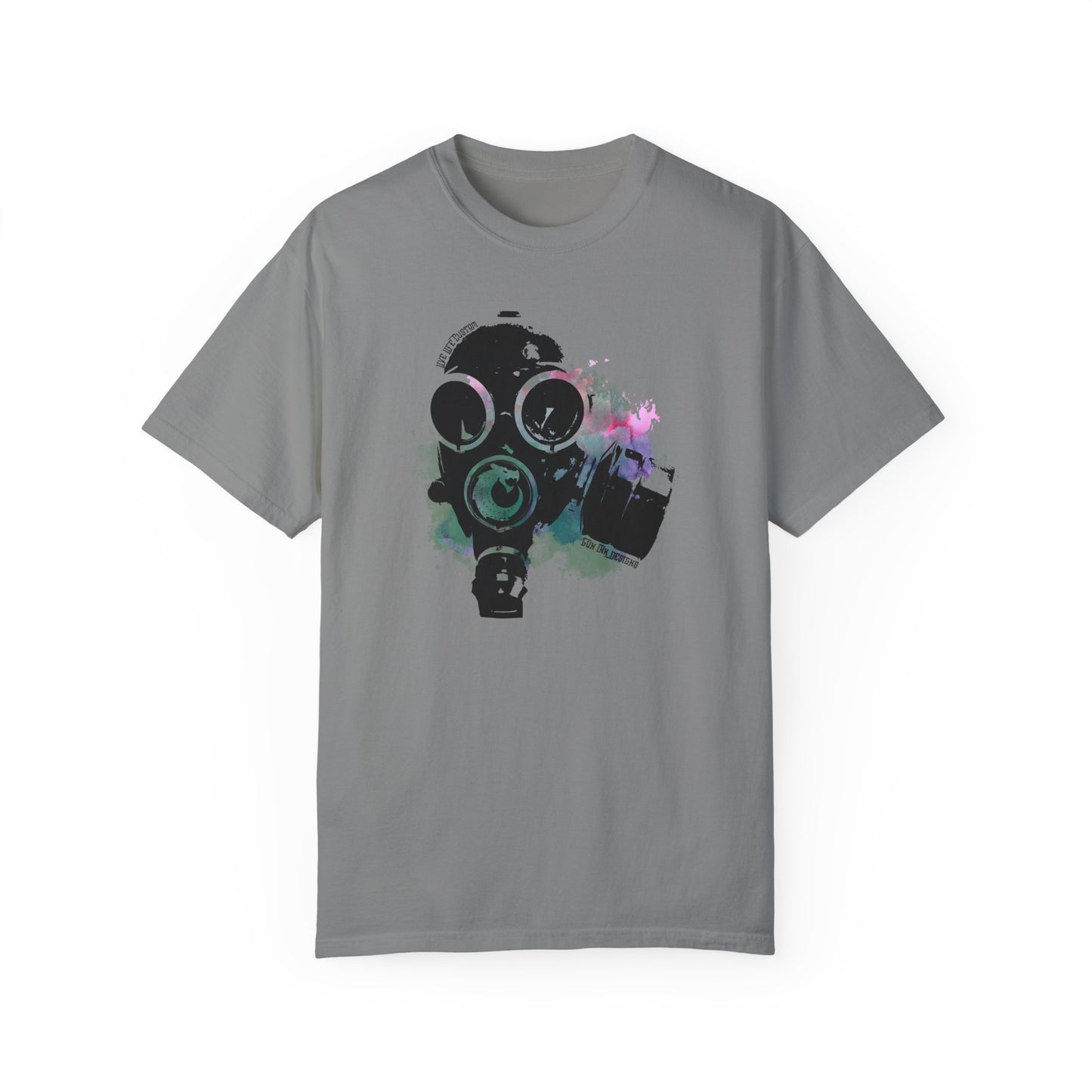 Garment-Dyed T-shirt - Gas Mask 1