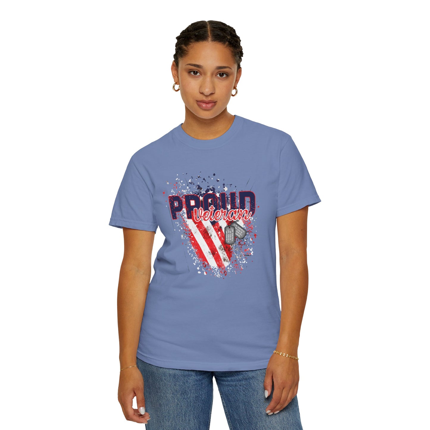 Garment-Dyed T-shirt - Proud Veteran