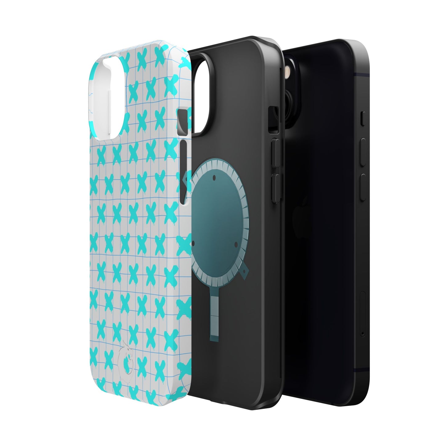 Magnetic Tough Cases - Blue X