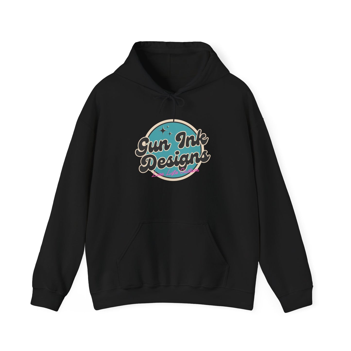 Heavy Blend™ Hooded Sweatshirt - Teal Circle