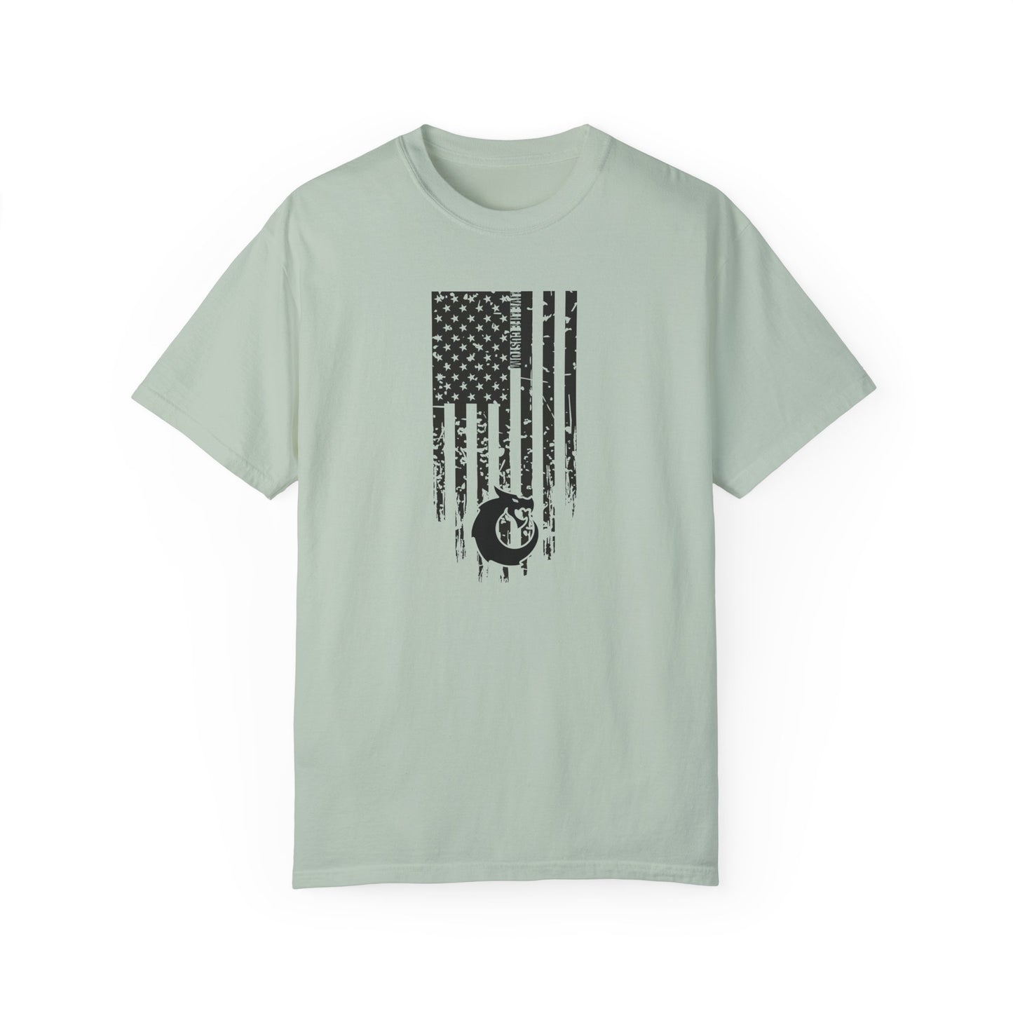 Garment-Dyed T-shirt - Distressed Flag