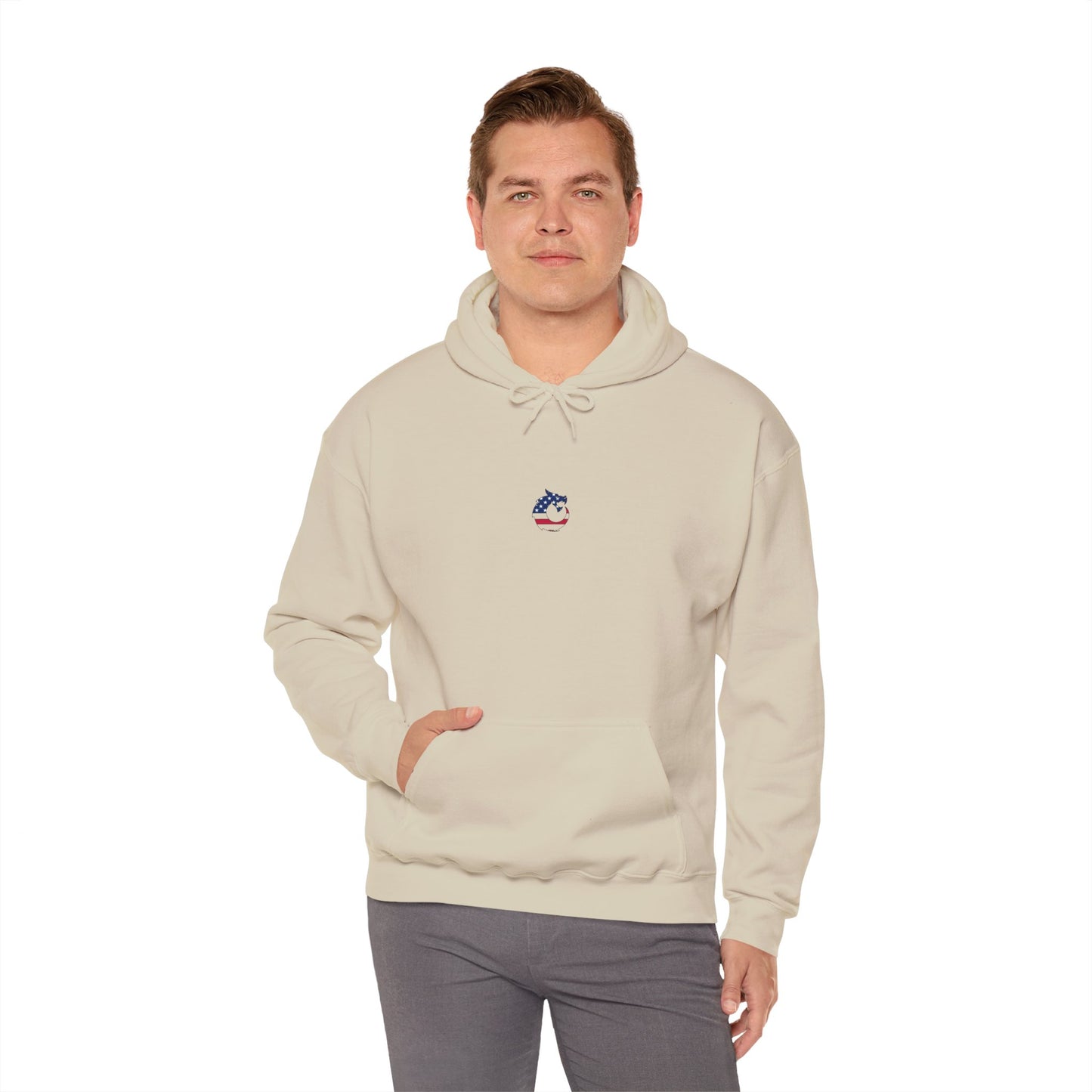 Heavy Blend™ Hooded Sweatshirt - 3D Flag