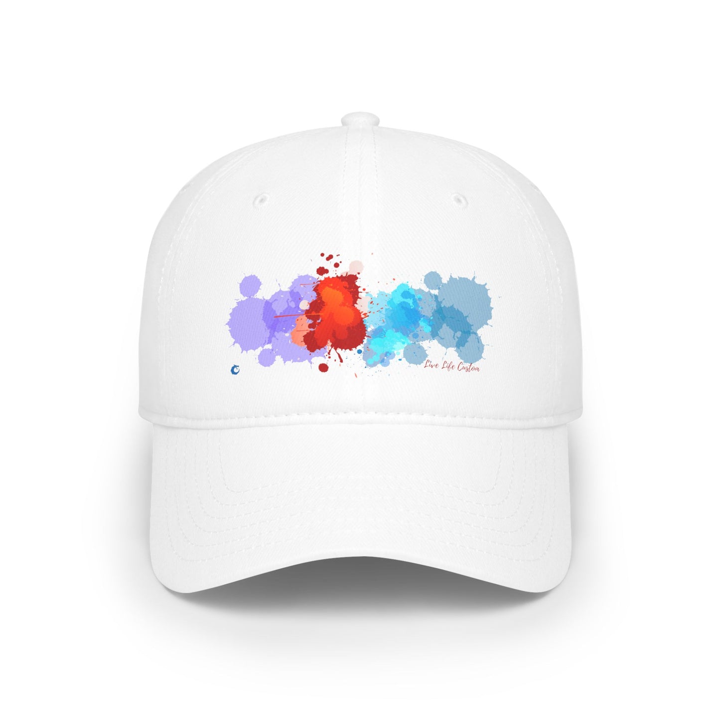 Low Profile Baseball Cap - A Splash