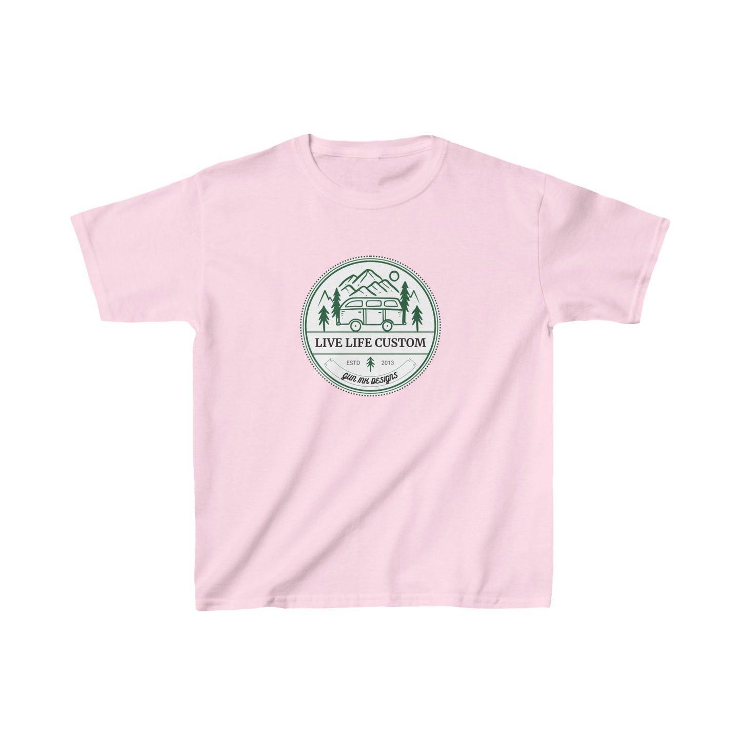 Kids Heavy Cotton™ Tee - Circle Van