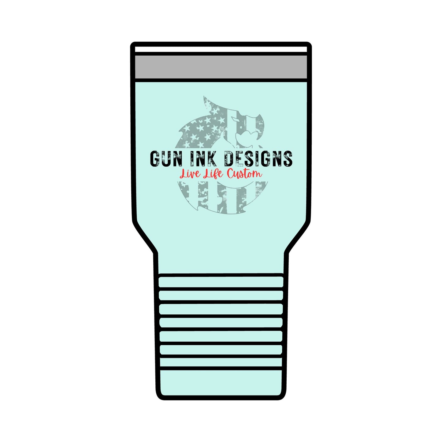 Insulated Tumbler, 30oz - Ghost Flag Dragon