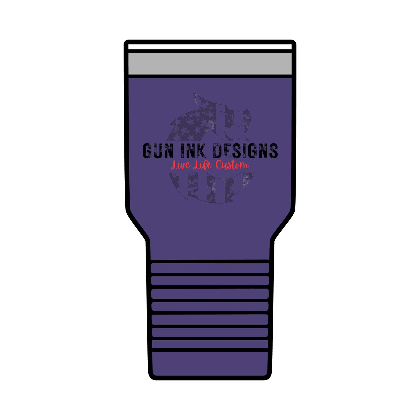Insulated Tumbler, 30oz - Ghost Flag Dragon