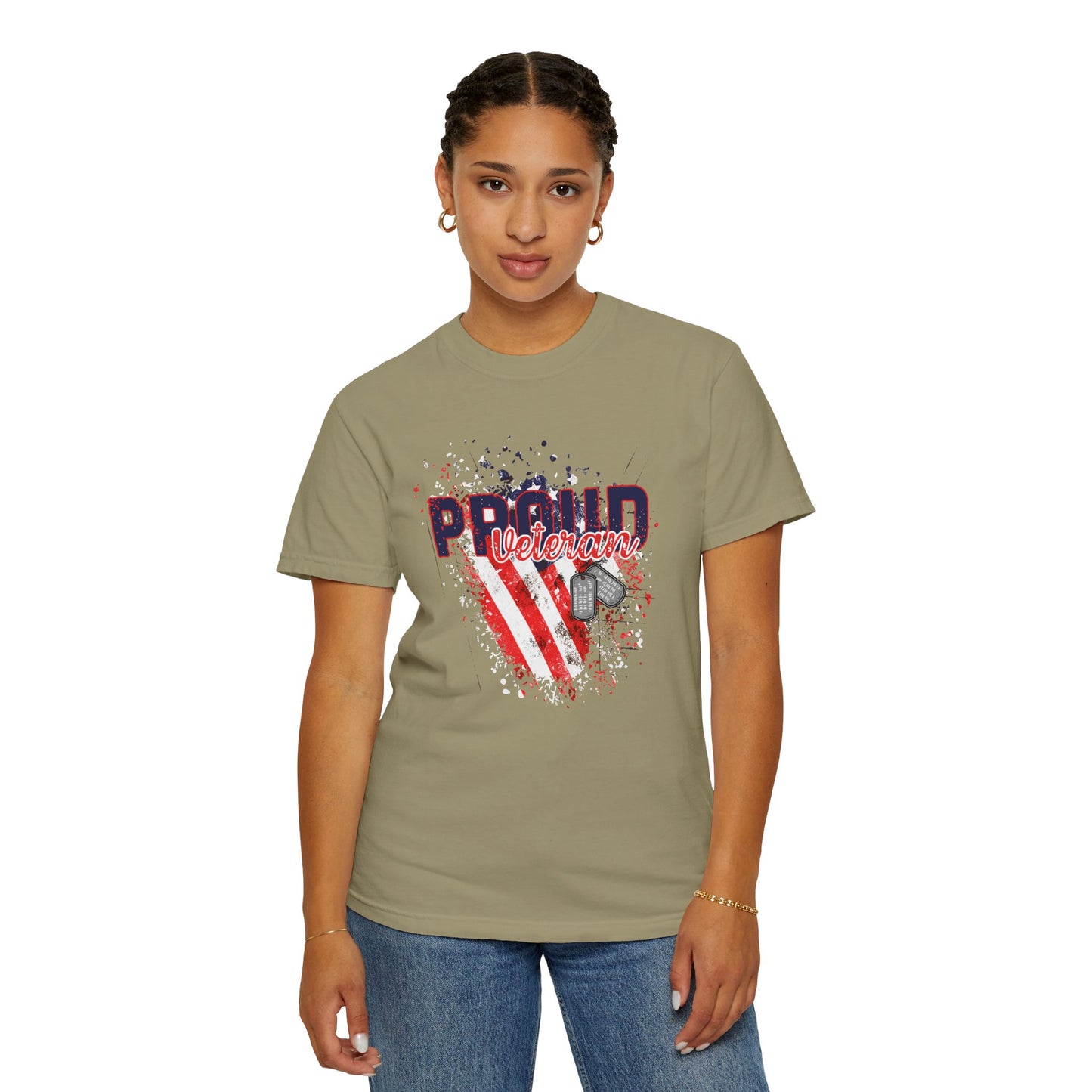 Garment-Dyed T-shirt - Proud Veteran