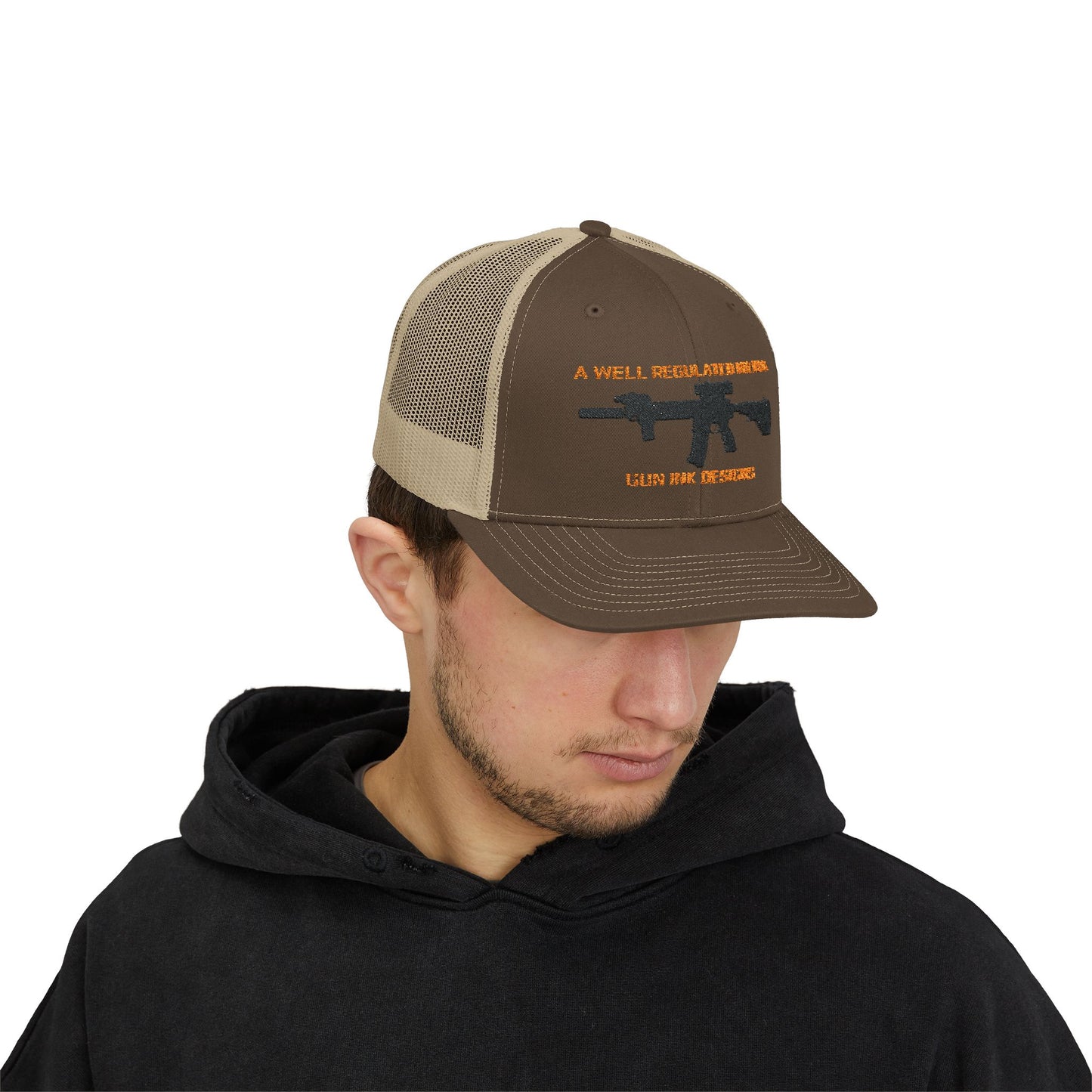 Snapback Trucker Cap - A Well Regulated Militia