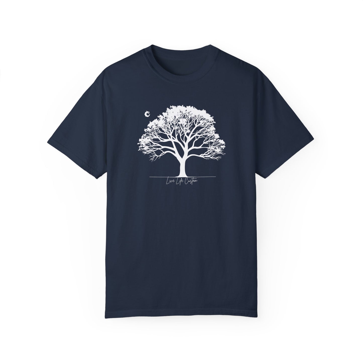 Garment-Dyed T-shirt - White Tree