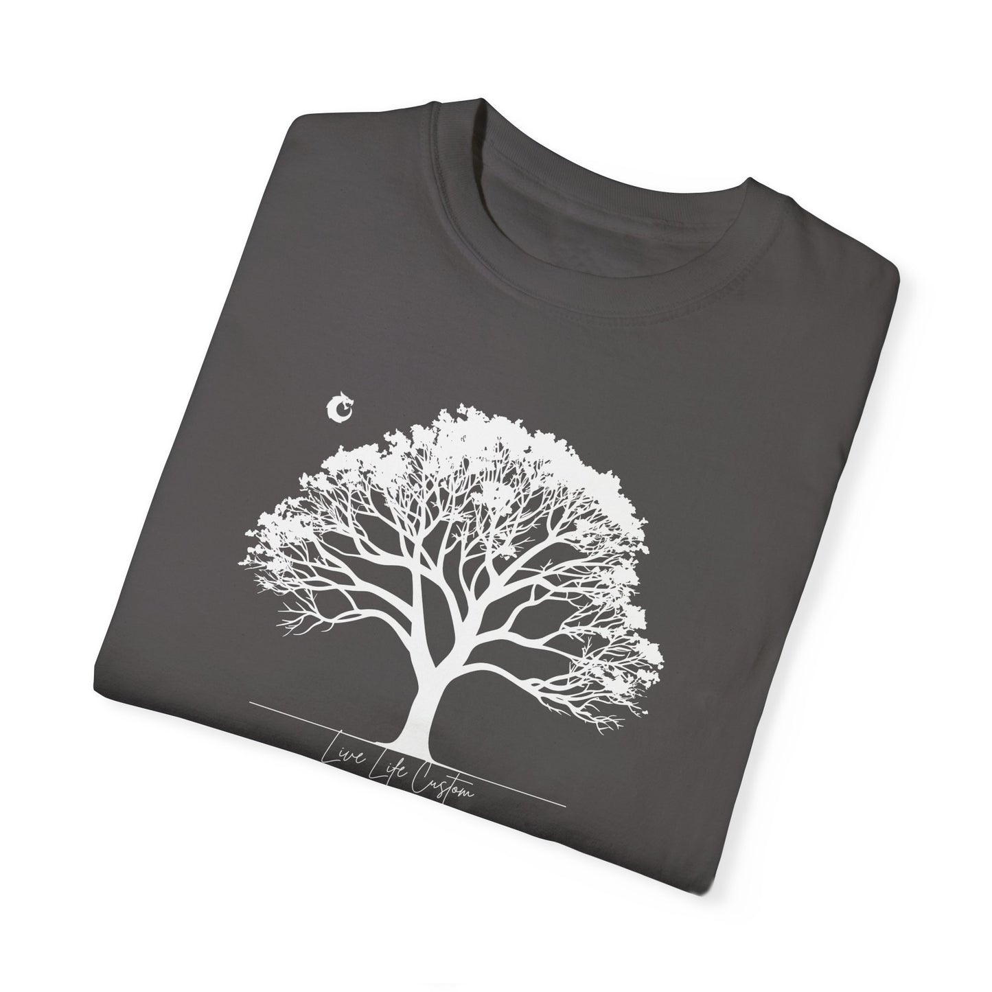 Garment-Dyed T-shirt - White Tree