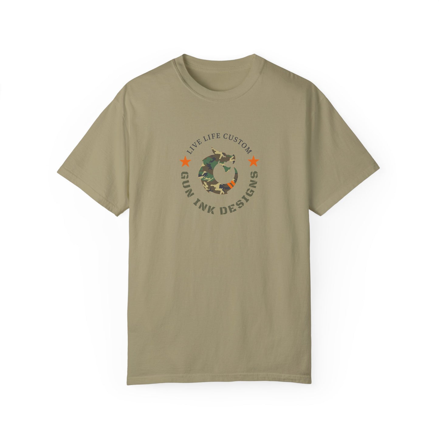 Garment-Dyed T-shirt - Camo Dragon