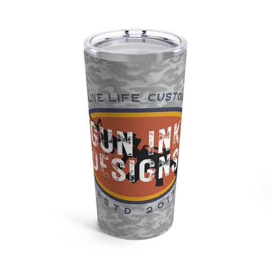 Tumbler 20oz - Faded Camo logo