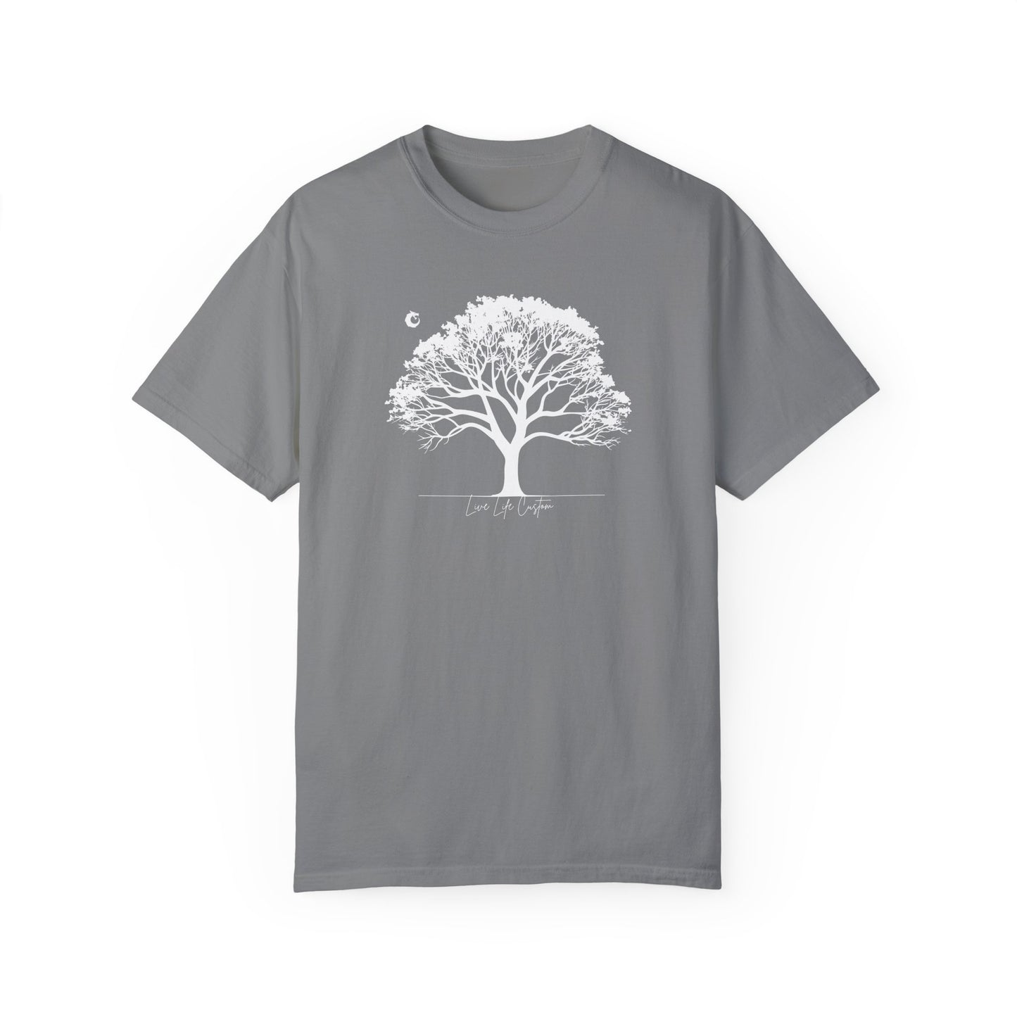 Garment-Dyed T-shirt - White Tree