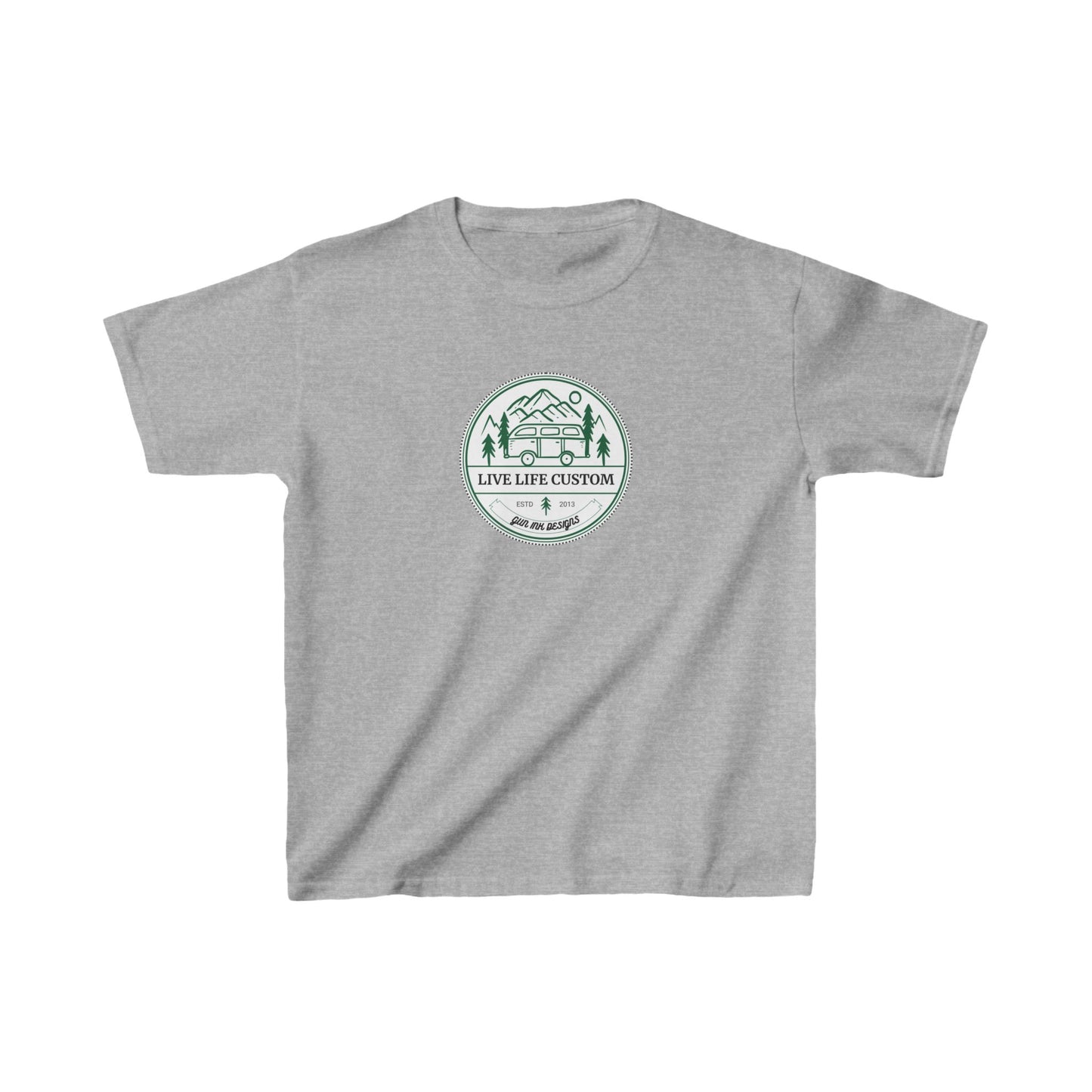 Kids Heavy Cotton™ Tee - Circle Van