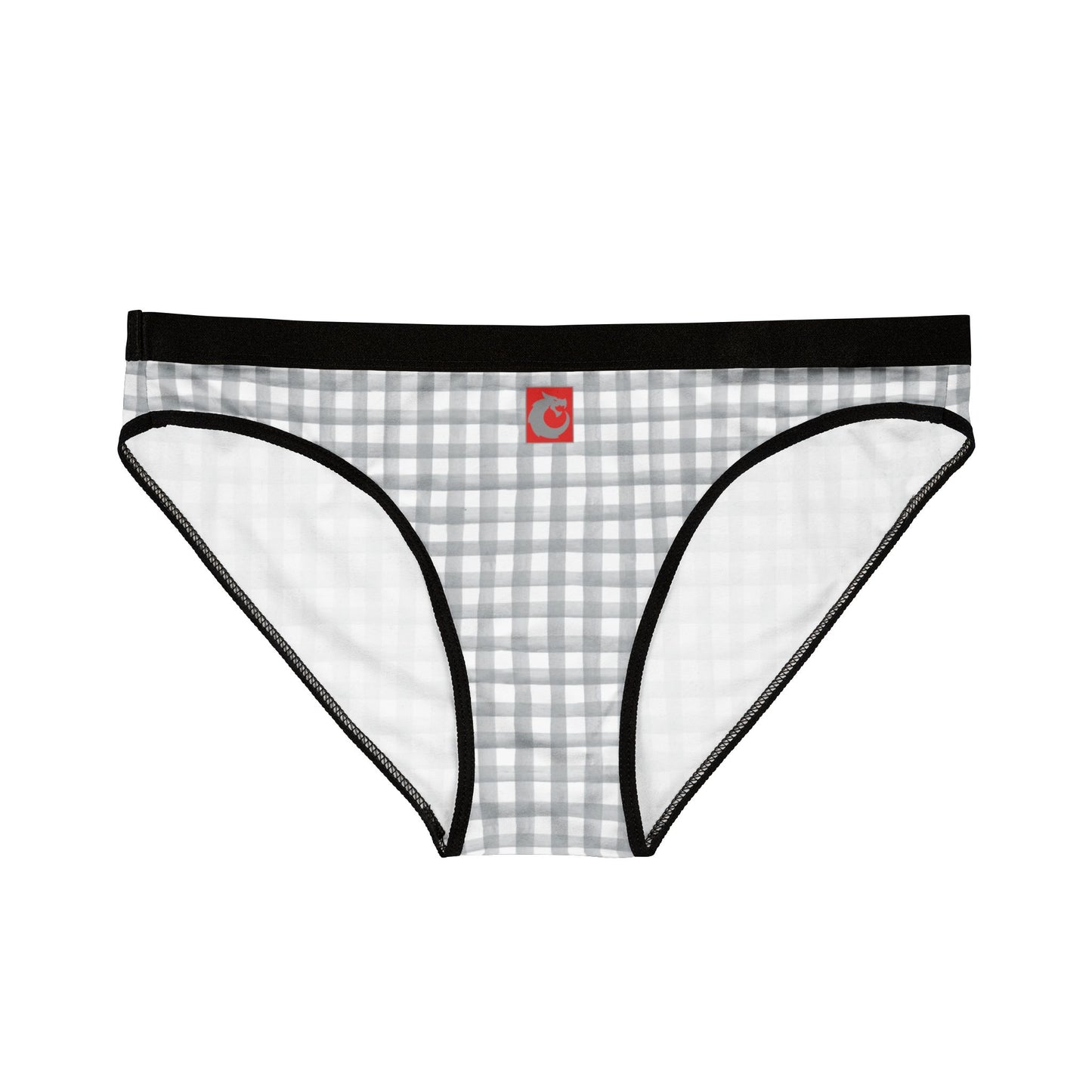 Women's Underwear - Gray plaid