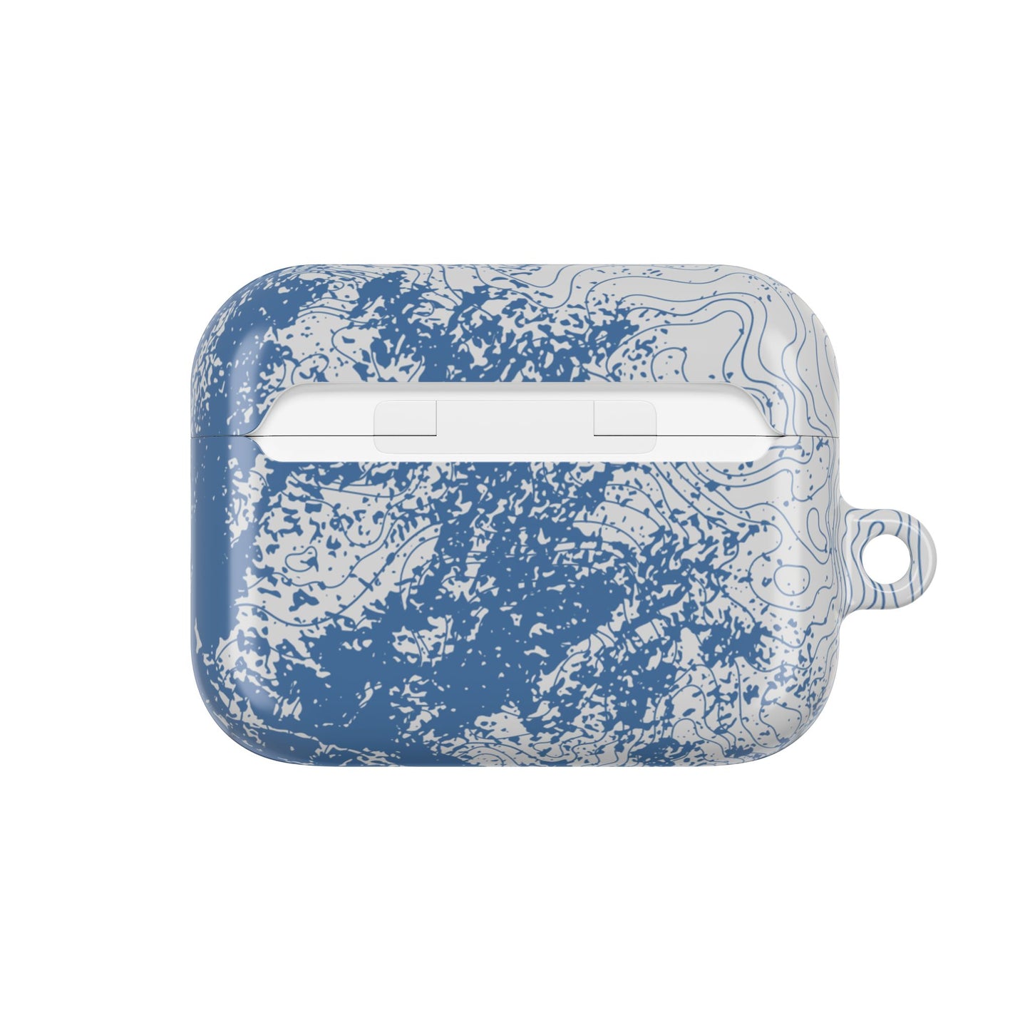 Blue Topography AirPod Case