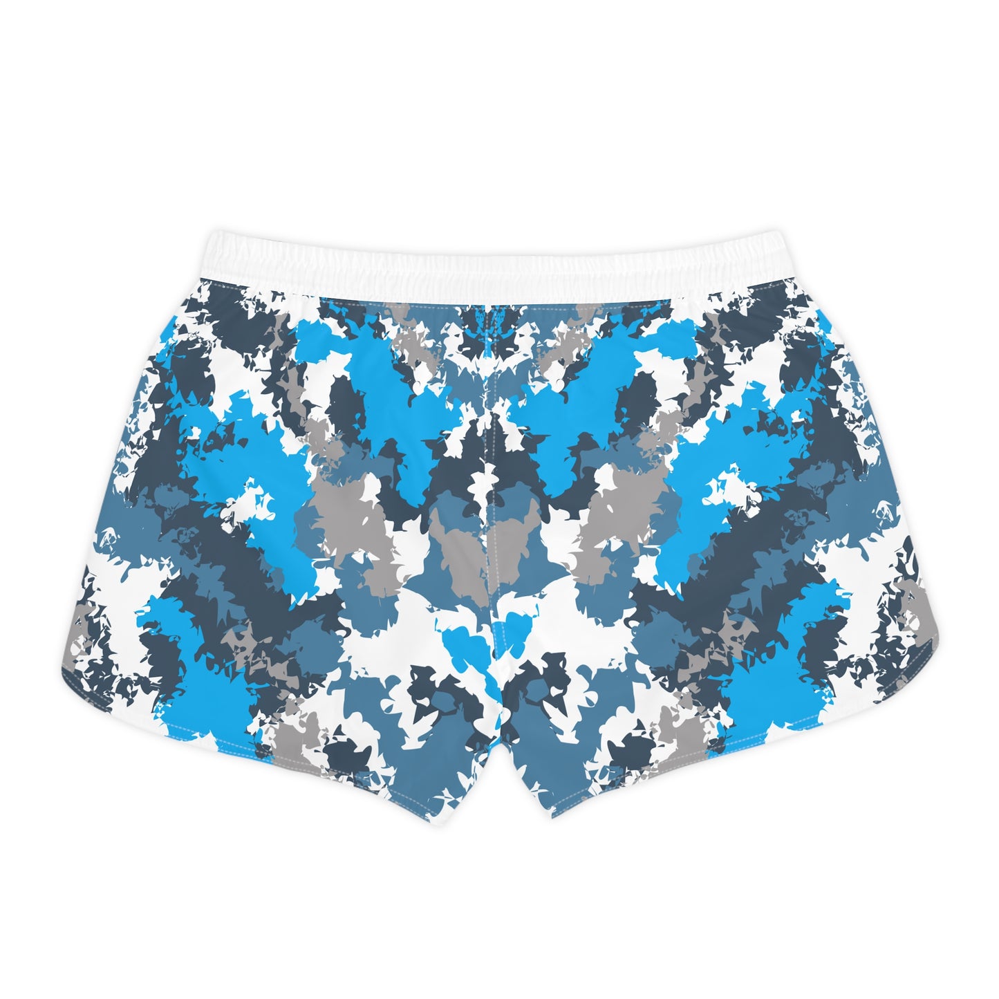 Women's Casual Shorts - Blue Camo