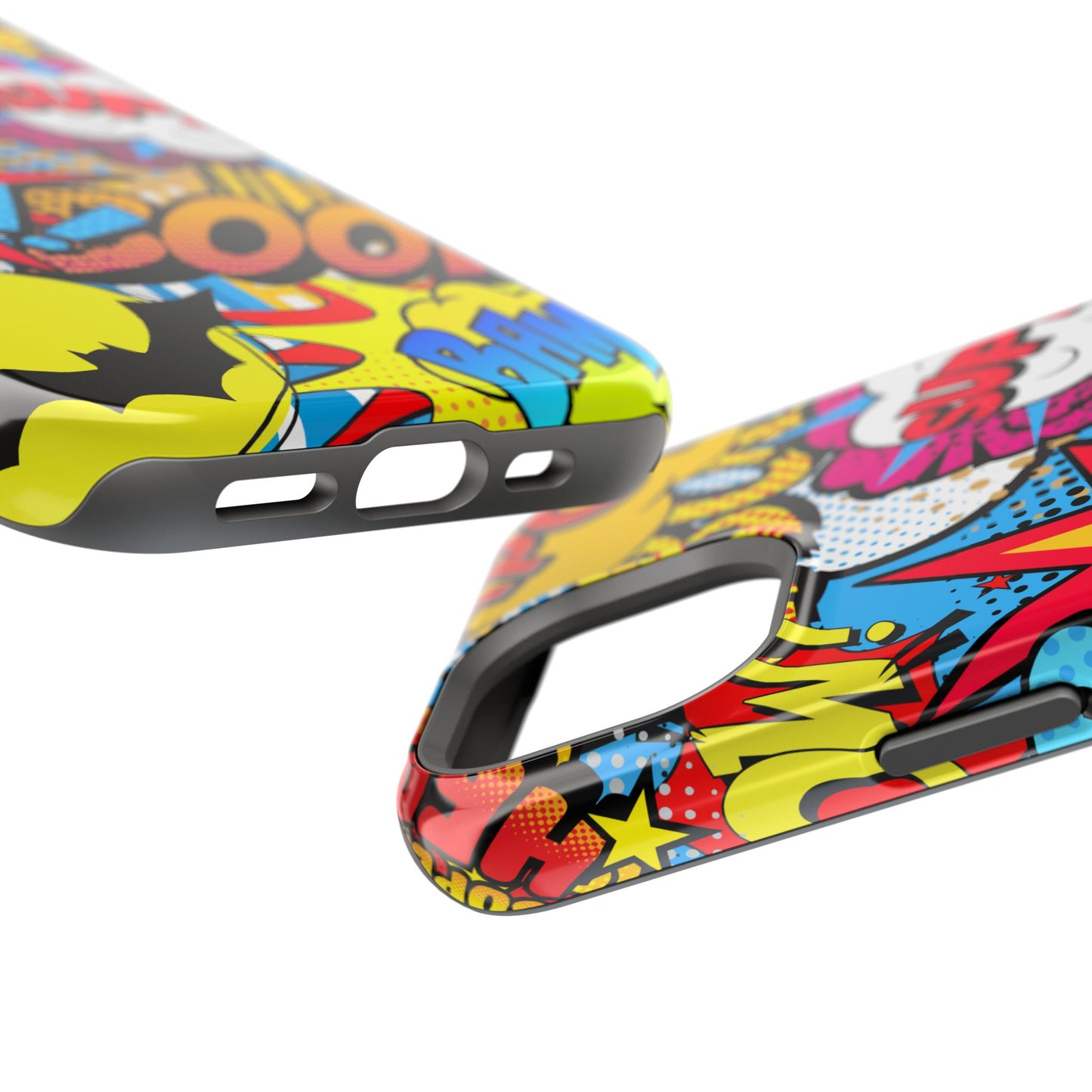 Comic Book Pop Art Phone Case - Magnetic Tough Cases for Superhero Lovers, Fun and Colorful Cell Cover