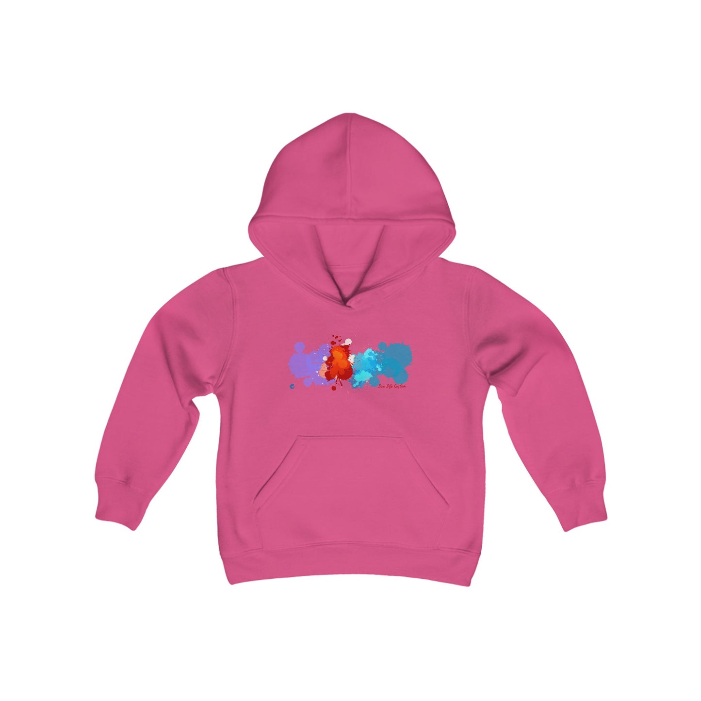 Youth Heavy Blend Hooded Sweatshirt - A Splash of Color