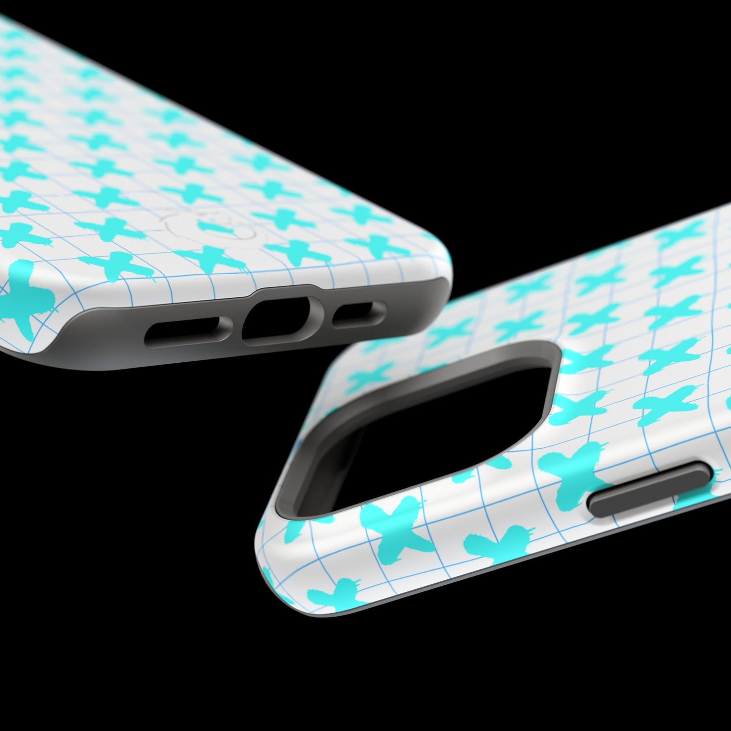 Magnetic Tough Cases - Blue X