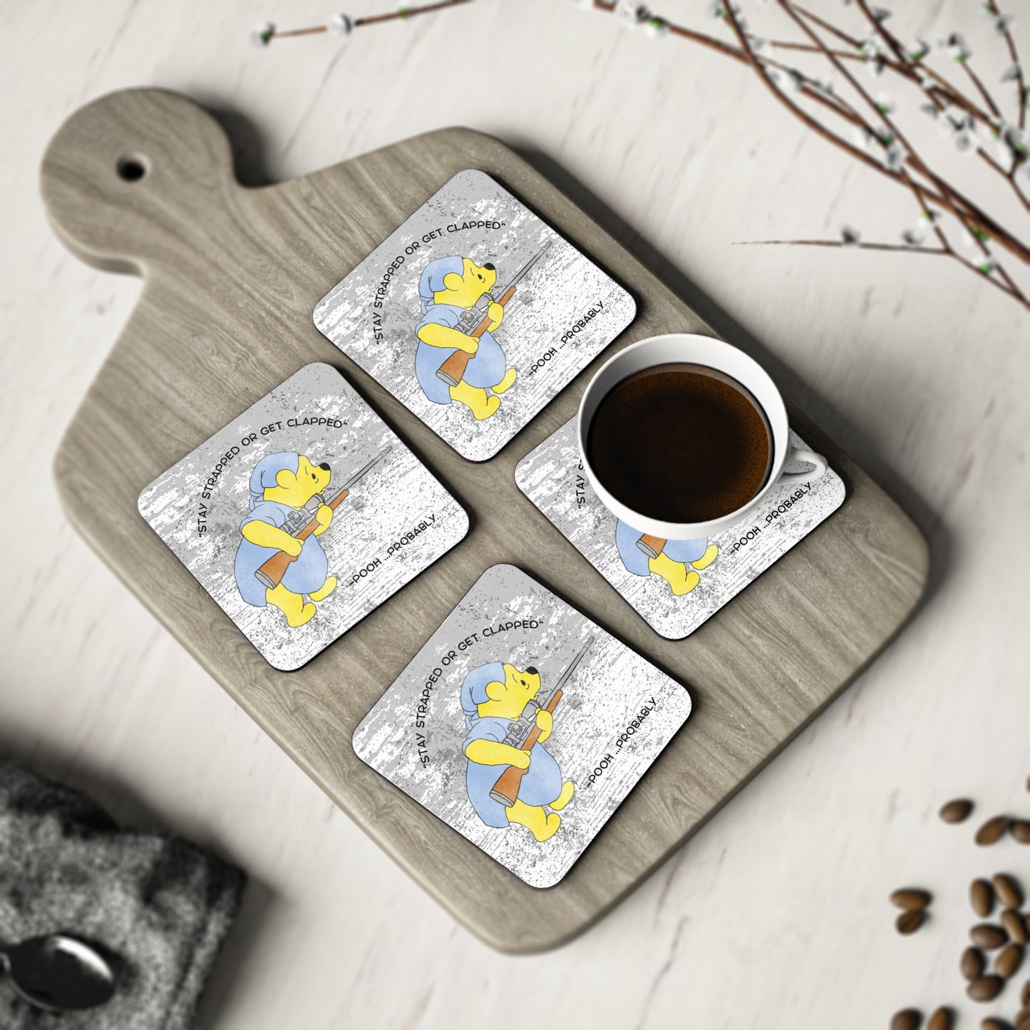 Coasters - Stay Strapped
