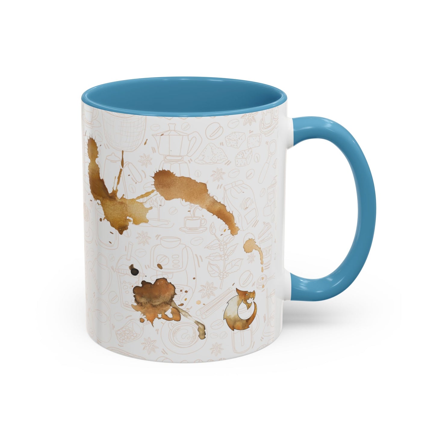 Accent Coffee Mug (11, 15oz) - Coffee Stains