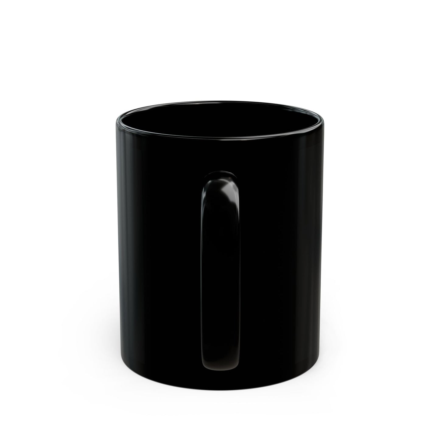 Black Mug (11oz, 15oz) - White Tree