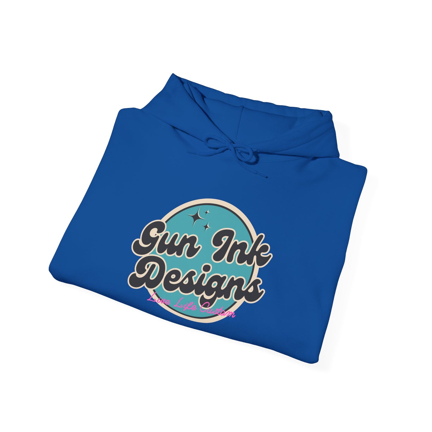 Heavy Blend™ Hooded Sweatshirt - Teal Circle