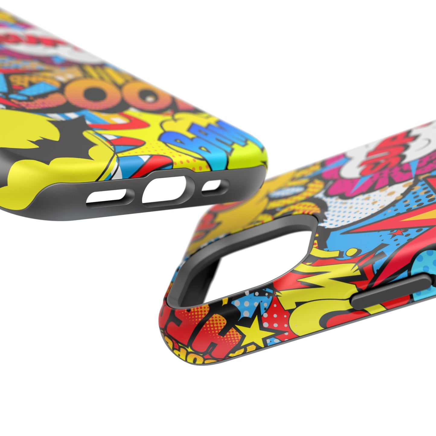 Comic Book Pop Art Phone Case - Magnetic Tough Cases for Superhero Lovers, Fun and Colorful Cell Cover