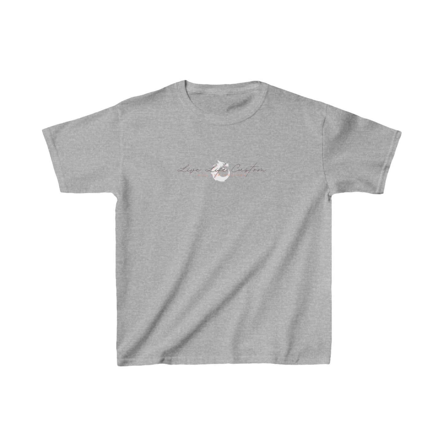 Kids Heavy Cotton™ Tee - Live Life Custom - Elegant
