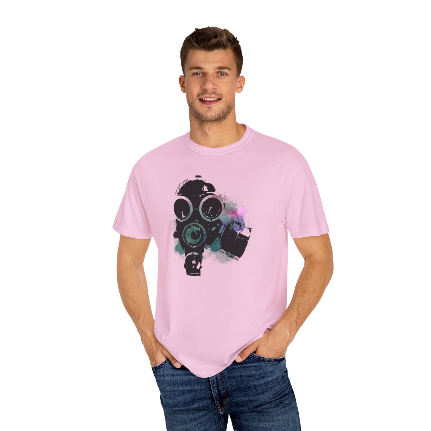 Garment-Dyed T-shirt - Gas Mask 1