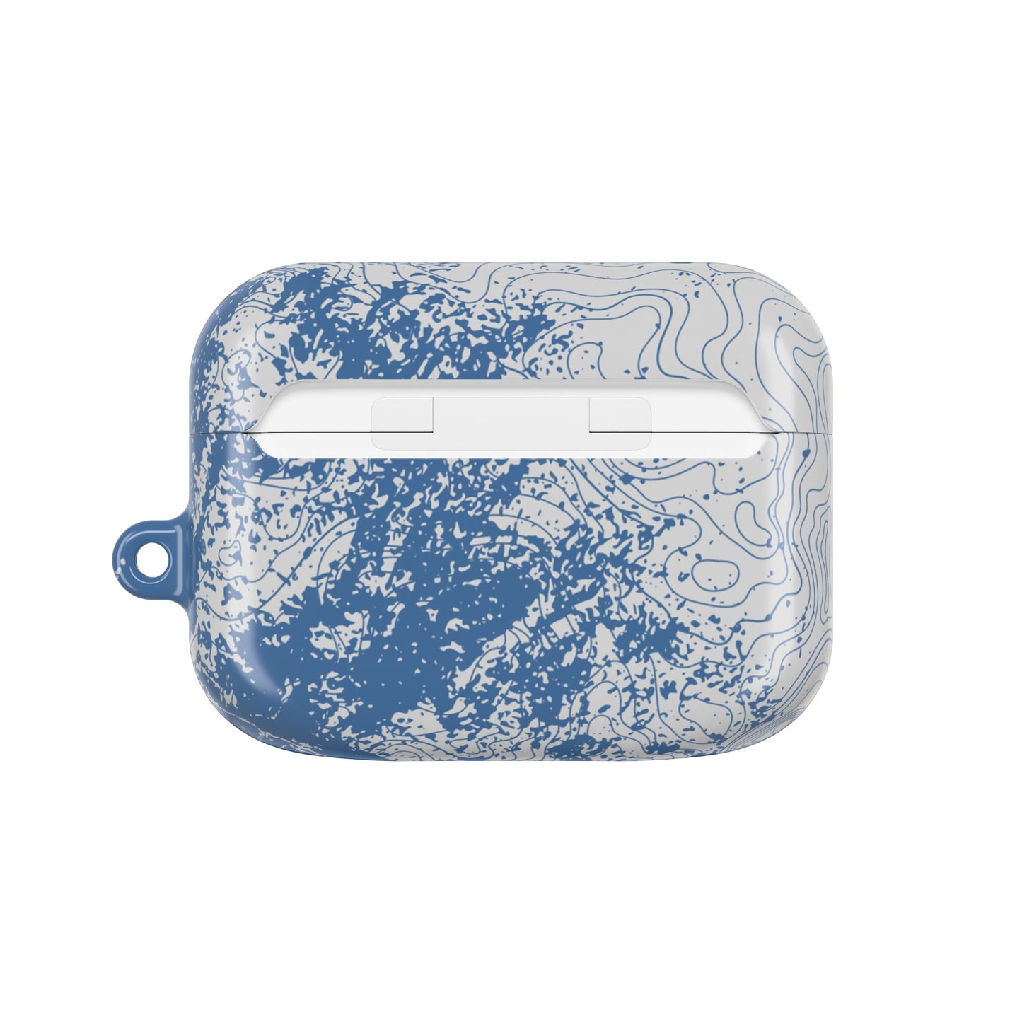 Blue Topography AirPod Case