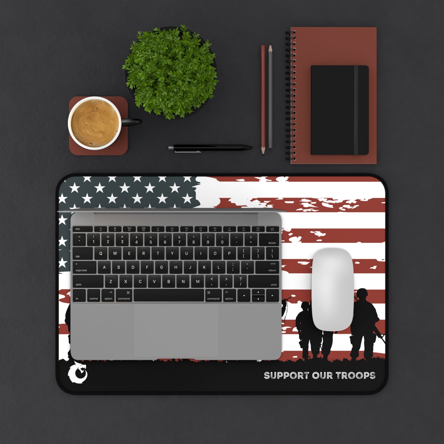 Desk Mat - Support Our Troops