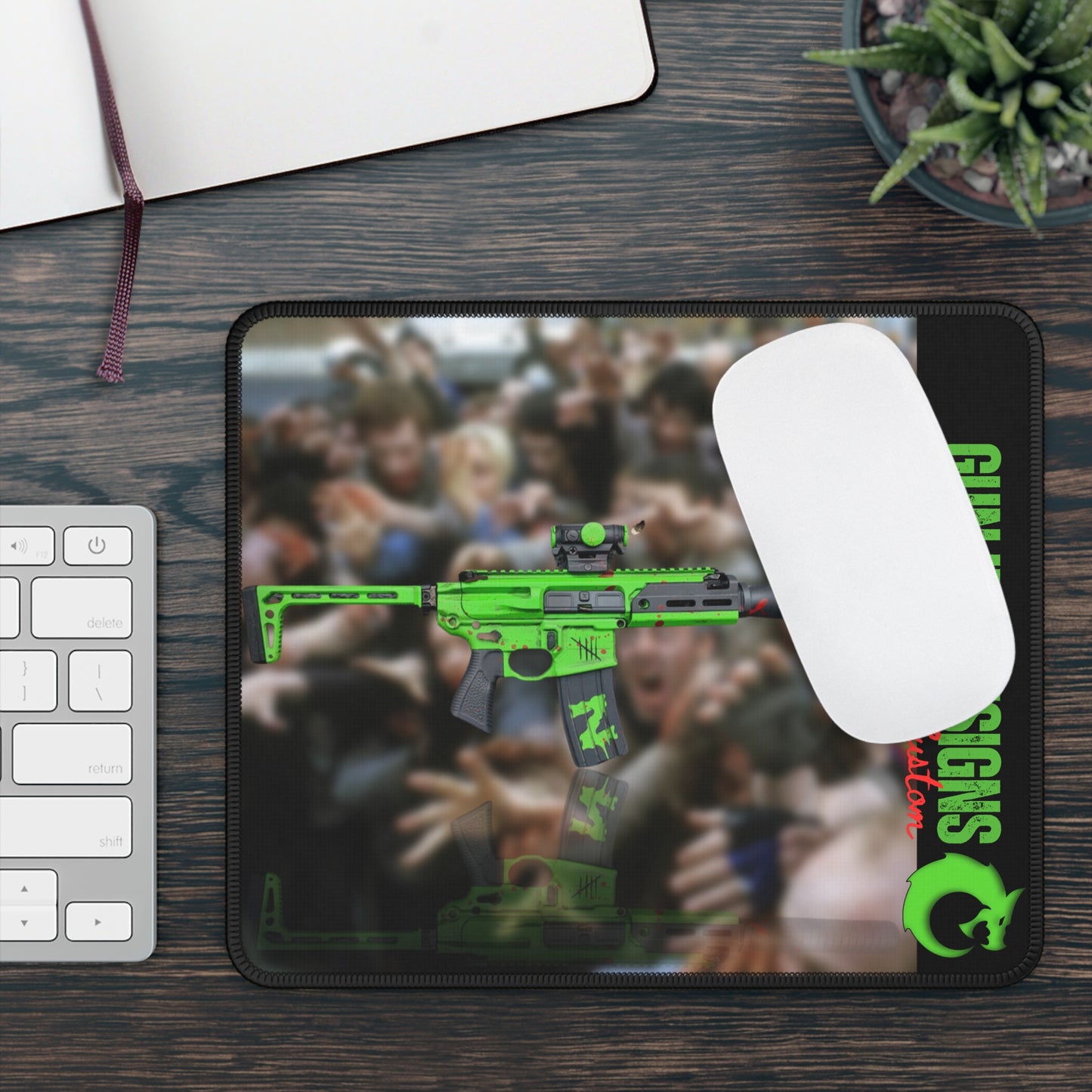 Gaming Mouse Pad - Zombie GoatGun