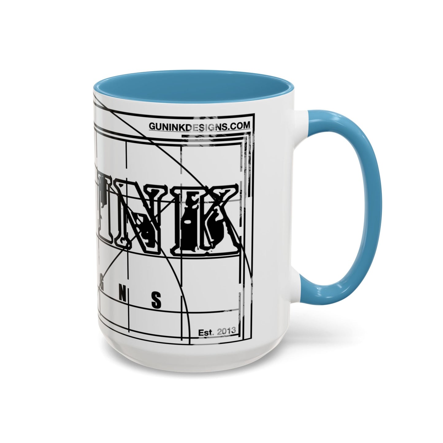 Accent Coffee Mug (11, 15oz) - GID Draft Graphic