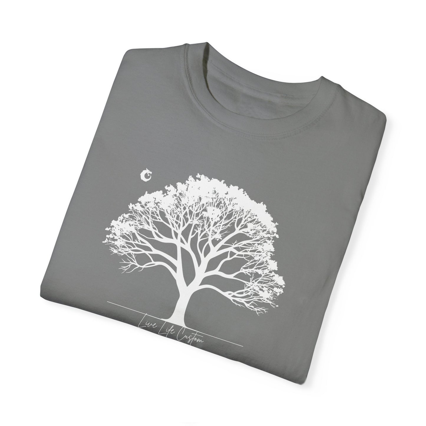 Garment-Dyed T-shirt - White Tree