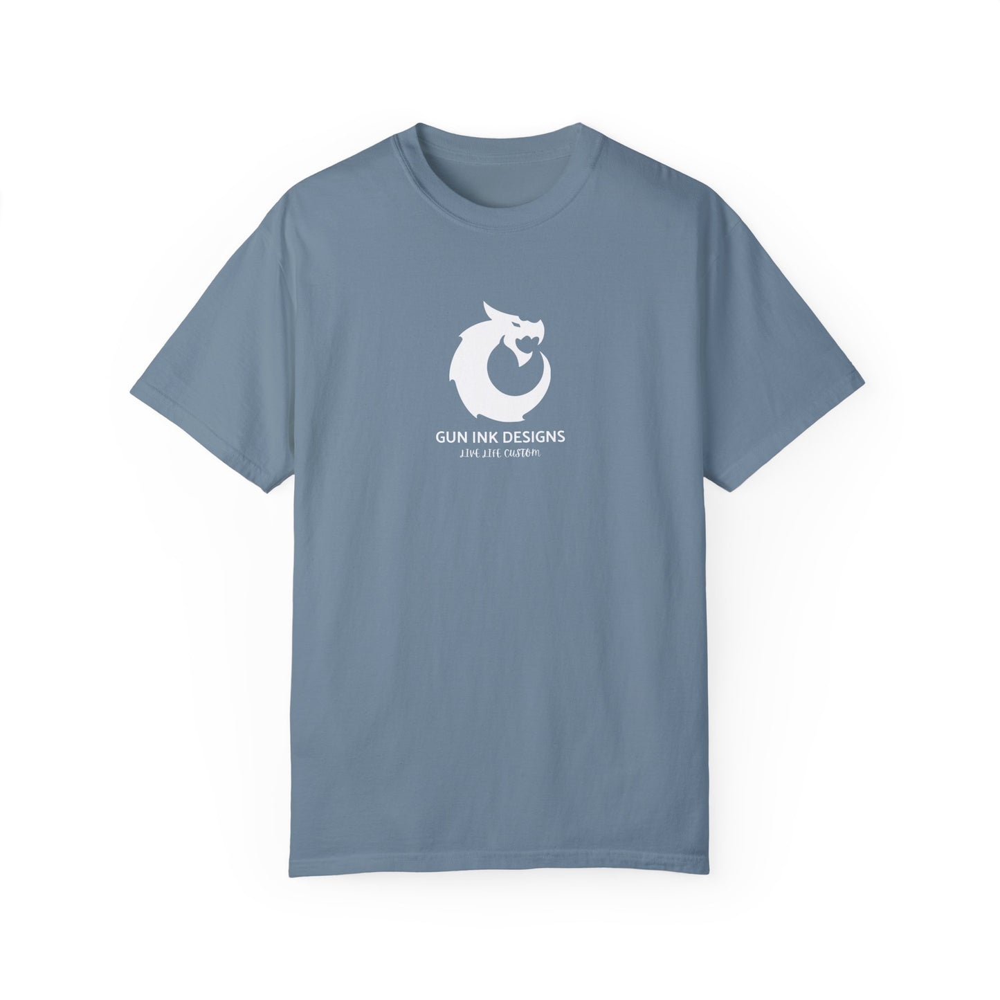 Garment-Dyed T-shirt - White Dragon